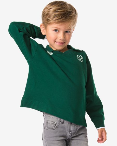 051 Kinderpolo Sportief Groen (groen)