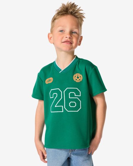 051 Kinder T-shirt Baseball Groen (groen)