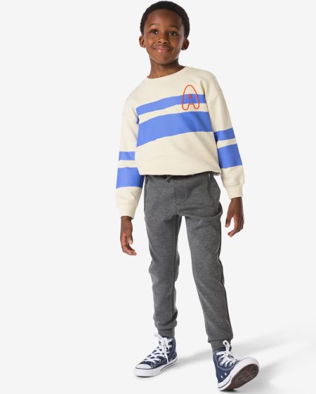 HEMA HEMA Kinder Sweatbroek Donkergrijs (donkergrijs)