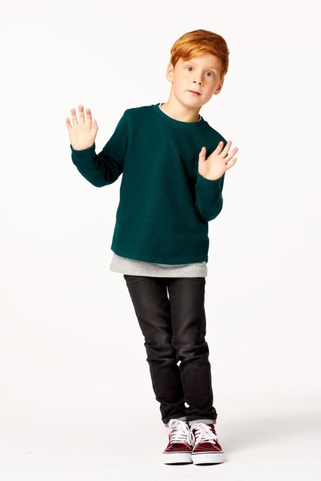 HEMA Kinder Broek Jogdenim Skinny Fit Zwart (zwart)