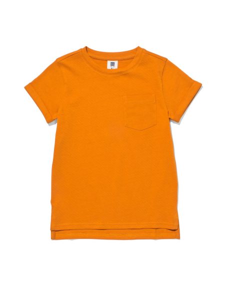 HEMA Kinder T-shirt Structuur Bruin (bruin)