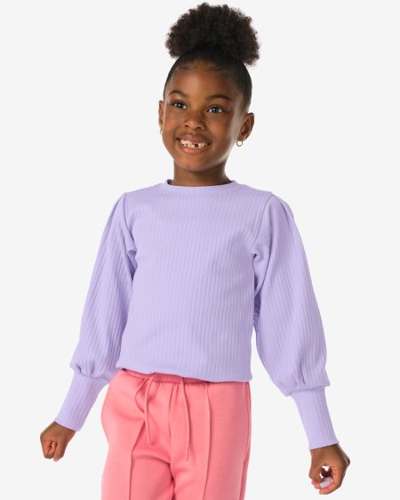 051 Kinder T-shirt Rib Lavendel (lavendel)