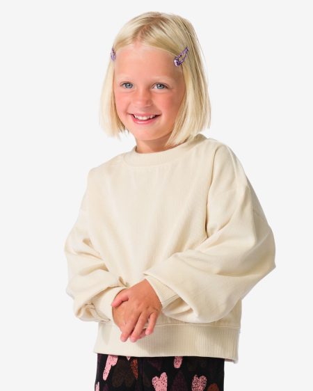 HEMA HEMA Kindertrui Ecru (ecru)