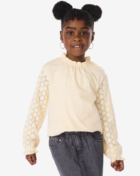 051 Kindertop Broderie Ecru (ecru)