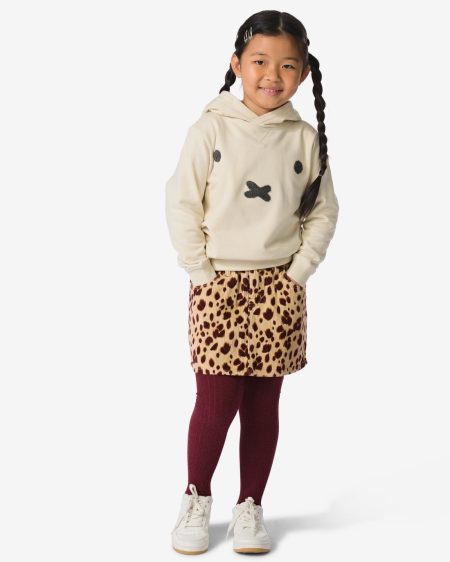 HEMA HEMA Kinderrok Corduroy Dierenprint Zand (zand)