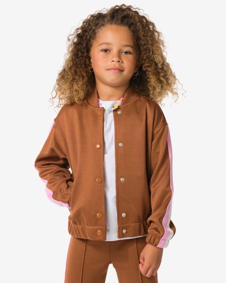 051 Kinder Bombervest Bruin (bruin)