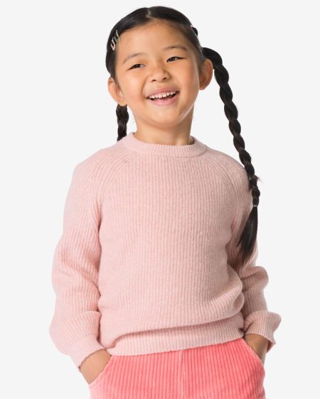 HEMA HEMA Kindertrui Glitter Roze (roze)