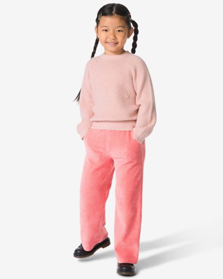 HEMA HEMA Kinderbroek Corduroy Roze (roze)