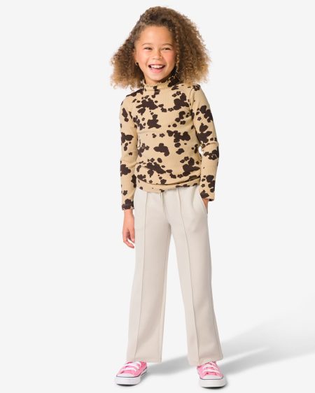 HEMA HEMA Kinderbroek Comfy Fit Zand (zand)