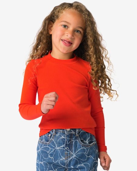 051 Kindershirt Rib Rood (rood)