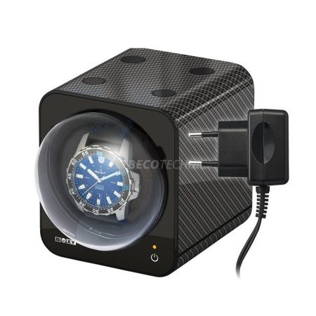 Boxy Fancy Brick Horloge Opwinder Carbon 309407