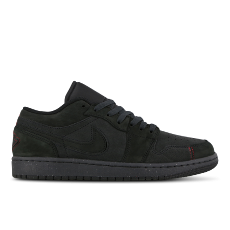 Jordan 1 Low Sneakers Heren - Zwart - Maat 43 - Leer