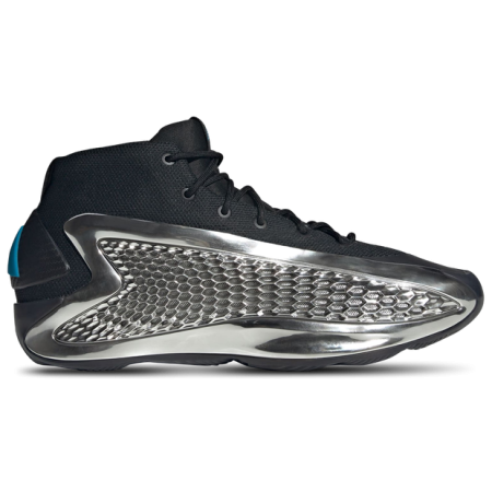 Adidas 1 Mid Sneakers Heren - Zwart - Maat 46 - Mesh/Synthetisch