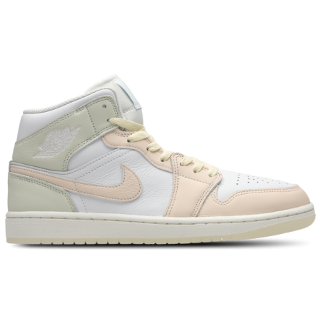 Jordan Aj1 Mid Sneakers Heren - Wit - Maat 43 - Leer