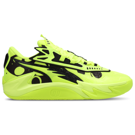 Puma Scoot Zeros Sneakers Heren - Geel - Maat 42.5 - Mesh/Synthetisch