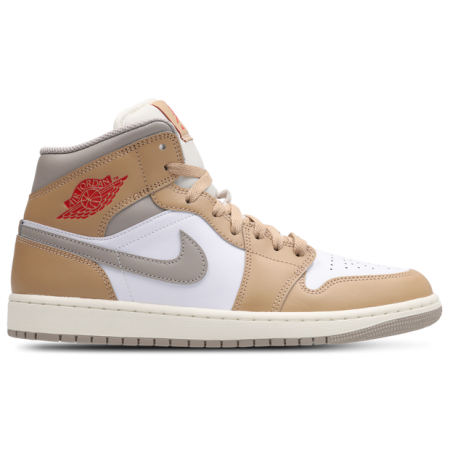 Jordan Aj1 Mid Sneakers Heren - Bruin - Maat 42 - Leer