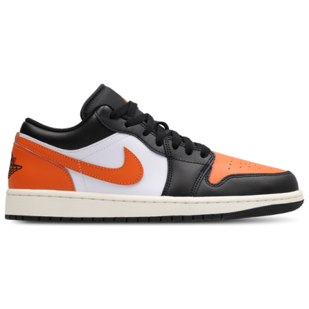 Jordan 1 Low Sneakers Heren - Zwart - Maat 46 - Leer