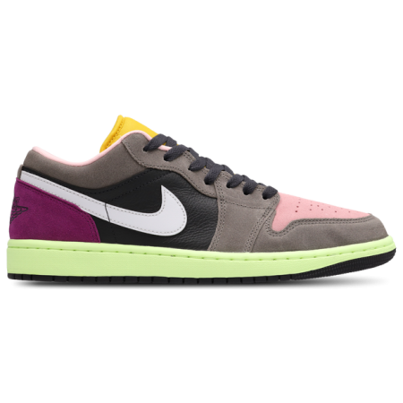 Jordan 1 Low Sneakers Heren - Grijs - Maat 47.5 - Leer