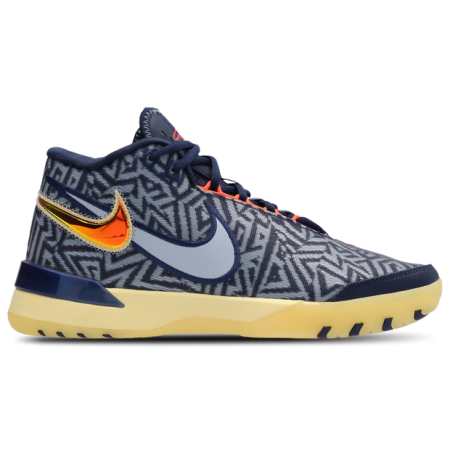 Nike LeBron Sneakers Heren - Blauw - Maat 44.5 - Mesh/Synthetisch