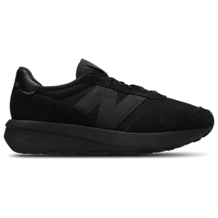 New Balance 370 Sneakers Heren - Zwart - Maat 46.5 - Mesh/Synthetisch