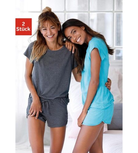 Arizona Shortama in gemêleerde look (4-delig