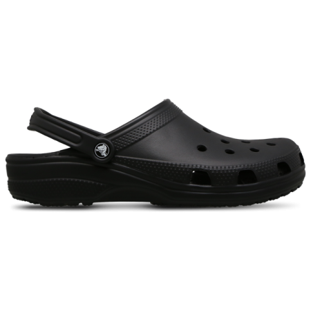 Crocs Classic Heren Slippers en Sandalen - Zwart - Maat: 45-46 - Rubber - Foot Locker