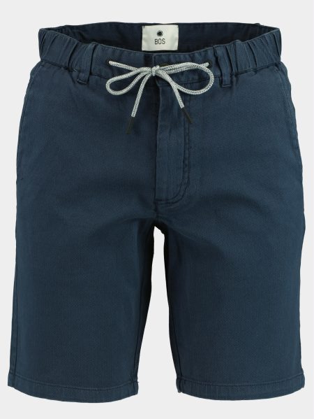 Bos Bright Blue Korte broek ferdinand chino short w. cord 22109fe06bo/290 navy