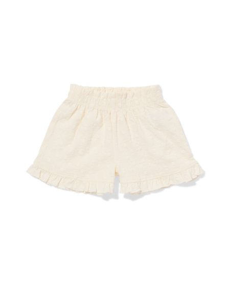 HEMA Baby Korte Broek Broderie Gebroken Wit (gebroken wit)