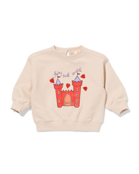 HEMA Babysweater Kasteel Ecru (ecru)