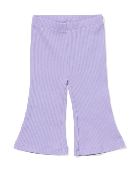 HEMA Babylegging Flared Fit Rib Paars (paars)