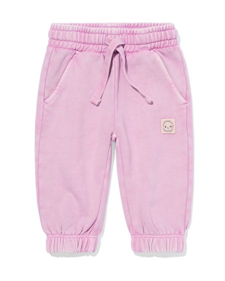 HEMA HEMA Babybroek Comfy Fit Sweatstof Paars (paars)
