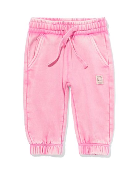 HEMA HEMA Babybroek Comfy Fit Sweatstof Roze (roze)