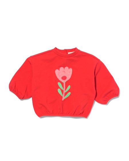 HEMA Baby Trui Tulp Rood (rood)