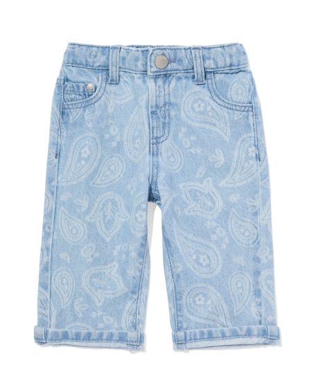 HEMA HEMA Babybroek Loose Fit Denim (denim)
