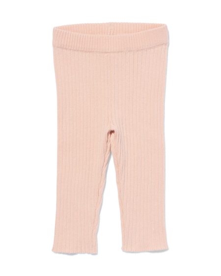 HEMA HEMA Baby Legging Rib Gebreid Oudroze (oudroze)