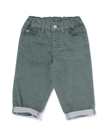 HEMA Baby Jeans Loose Fit Groen (groen)