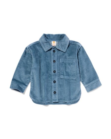 HEMA Baby Overhemd Corduroy Blauw (blauw)