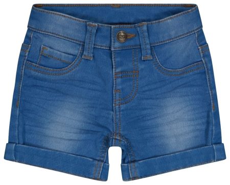 HEMA Baby Short Jogdenim Felblauw (felblauw)