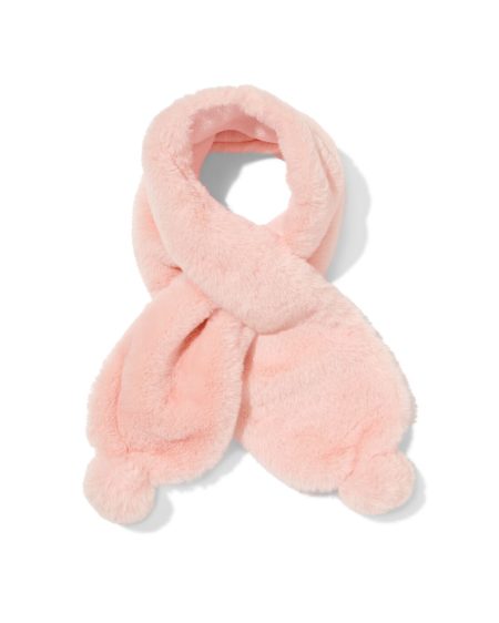 HEMA HEMA Babysjaal Pompon Roze