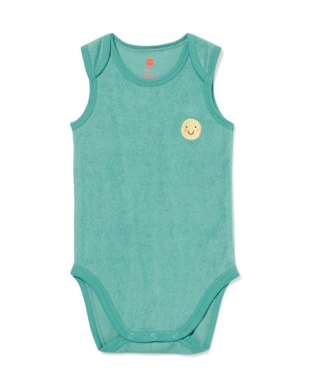 HEMA Romper Katoen Met Stretch Groen (groen)