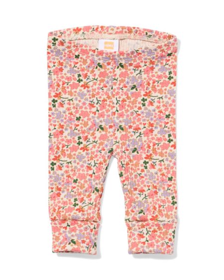 051 Newborn Meegroeilegging Bloemen Ecru (ecru)