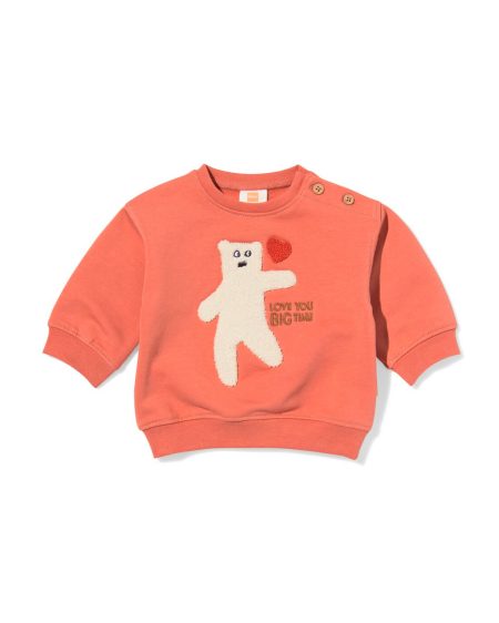 HEMA HEMA Newborn Sweater Beren Roze (roze)