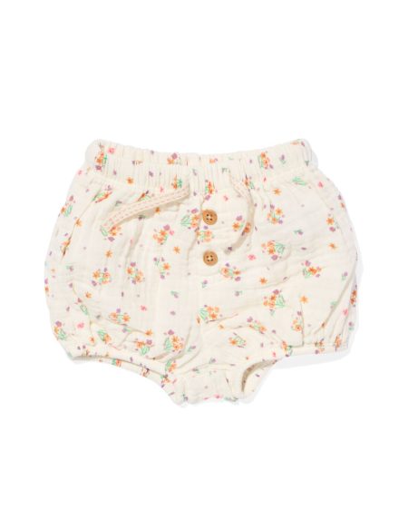 HEMA HEMA Newborn Pofbroekje Mousseline Gebroken Wit (gebroken wit)