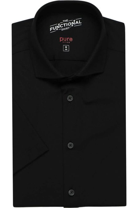 Pure Functional Jersey shirt zwart