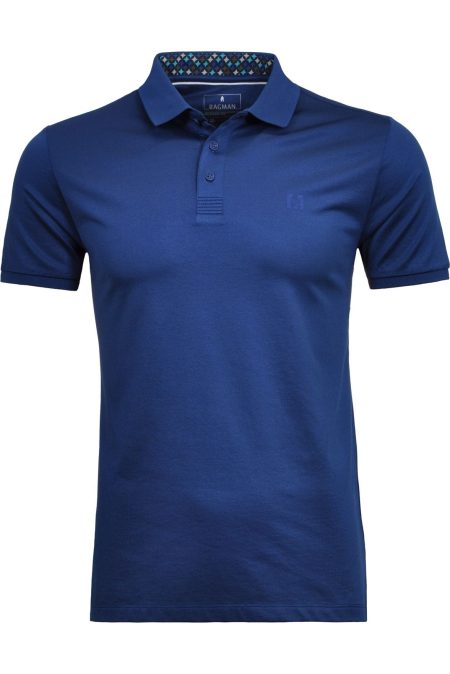 RAGMAN Polo shirt Korte mouw inktblauw