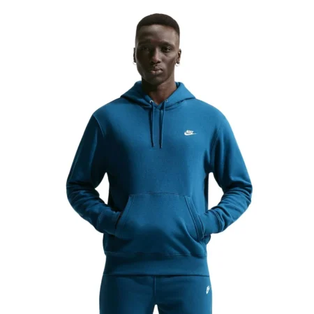 Nike Sportswear Club Fleece Hoodie Heren Blauw - Maat L - Kleur: Blauw | Soccerfanshop