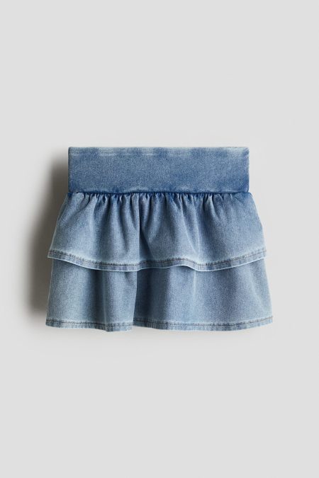 H & M - Rok met denimlook - Blauw