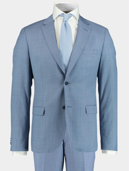 Bos Bright Blue Kostuum toulon suit drop 8 221028to12sb/210 light blue