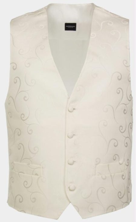 Masterhand Gilet trouw gilet creme met werkje 900.0477.7185.005/10