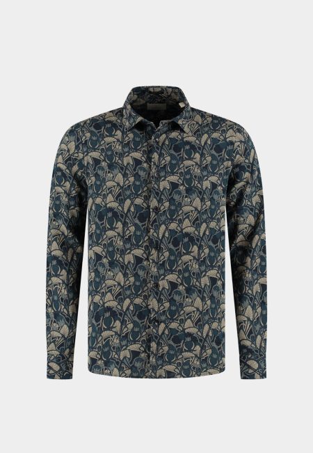 Dstrezzed Casual hemd lange mouw Blauw Dax Shirt 303956/649